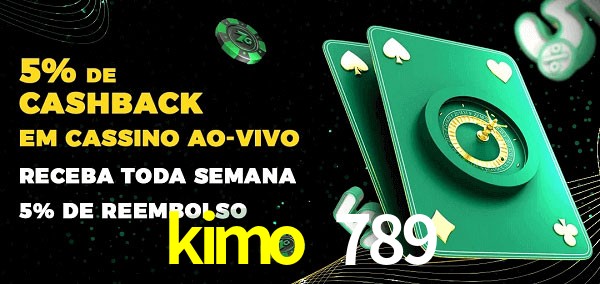 Promoções do cassino ao Vivo kimo 789